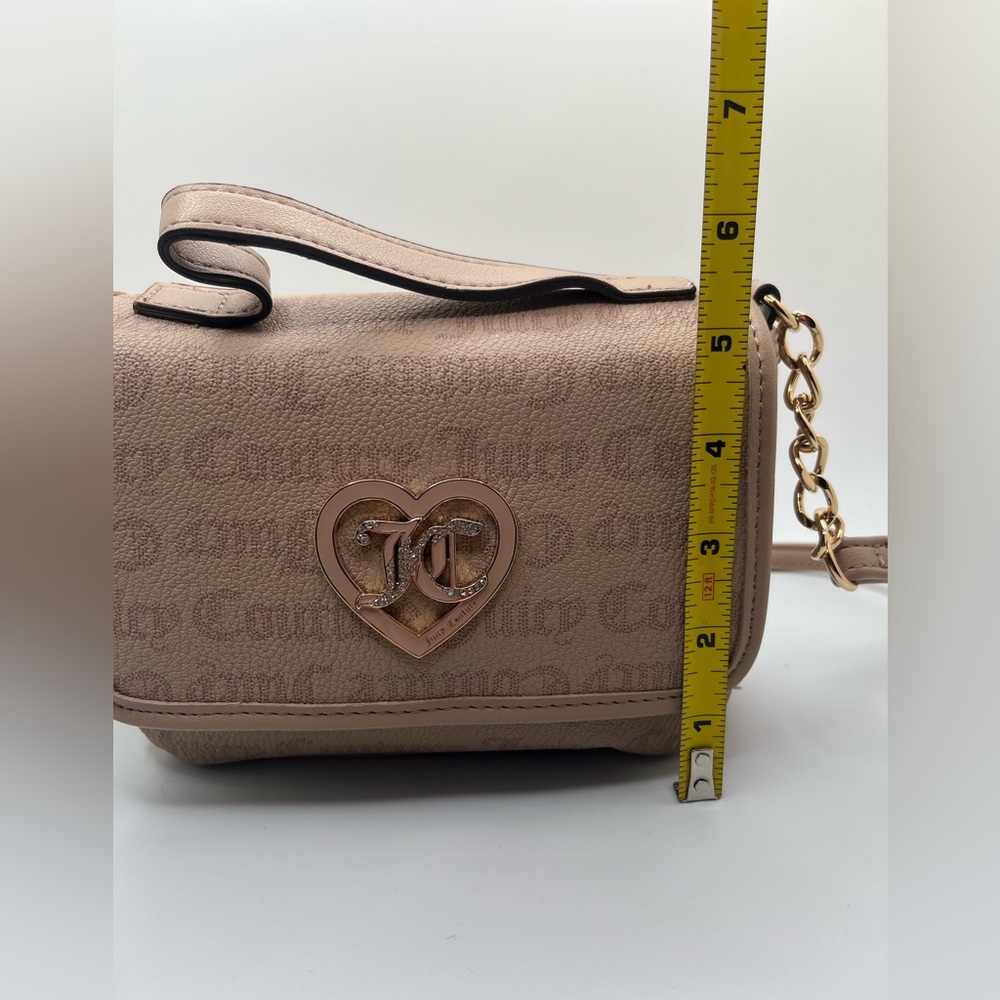 NWT Juicy Couture Women’s Gothic Dots Cafe Flawless Flap Crossbody Bag OS - Picture 9 of 11